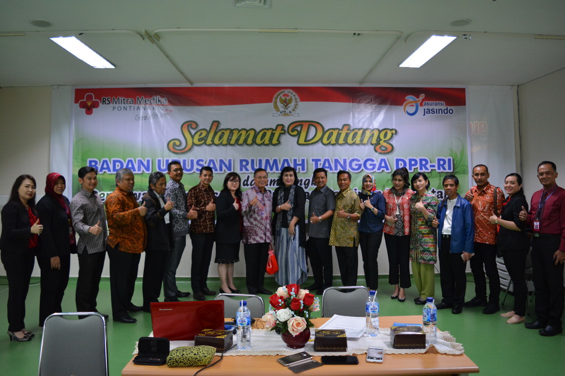 Dalam rangka pengawasan Program Jaminan Kesehatan, pertemuan ini dihadiri kurang lebih 15 anggota DPR-RI dan pihak Jasindo Health Care.